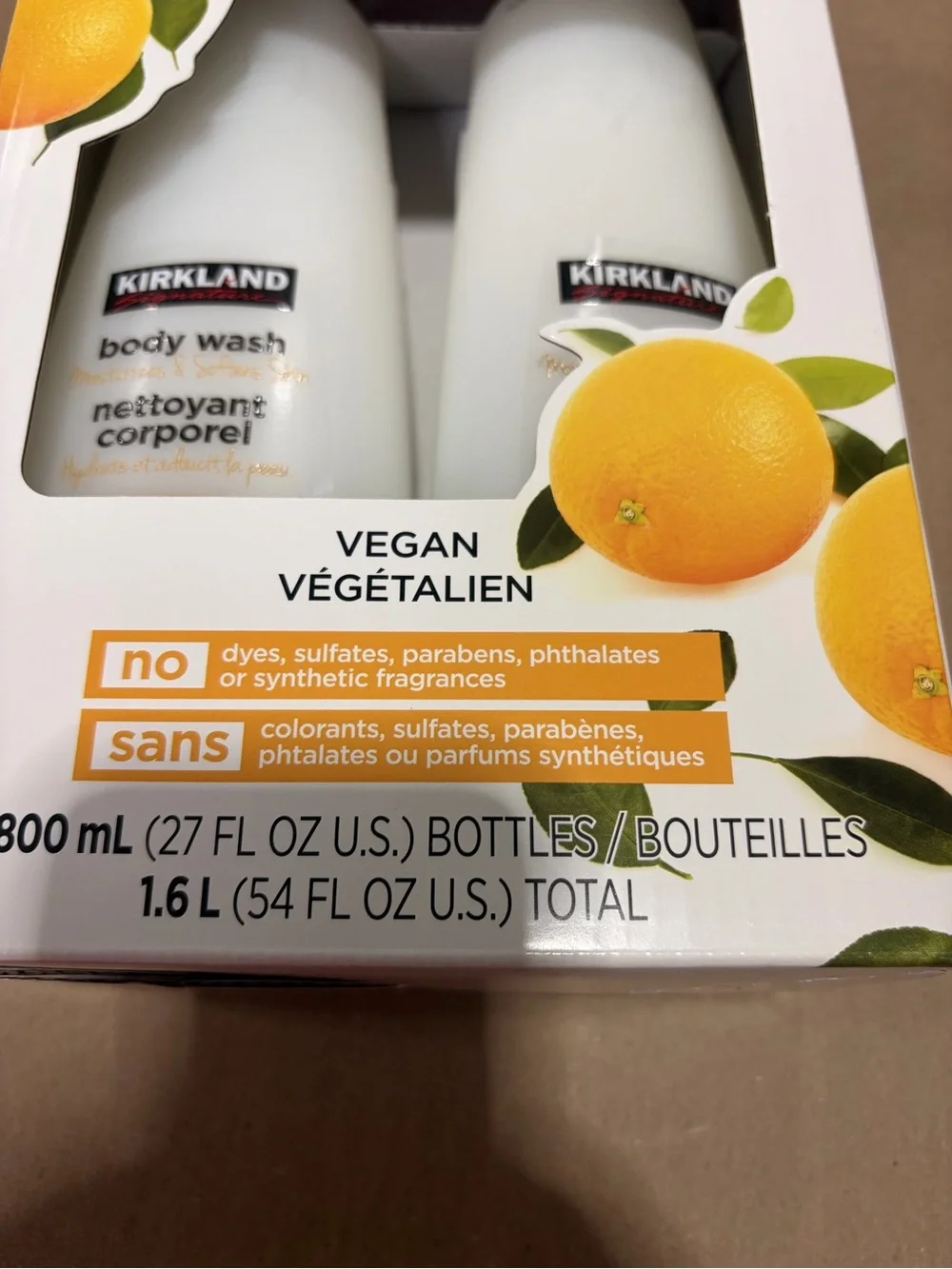 Kirkland Signature White Citrus Body Wash Twin Pack new value duo pack